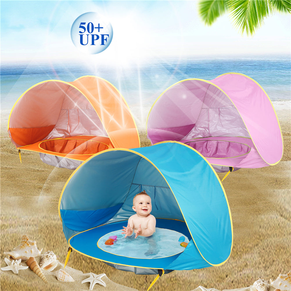 Baby Beach Tent Portable Shade Pool UV Protection Sun Shelter For Infant Outdoor Toys Child Swimming Pool Play House Tent Toys