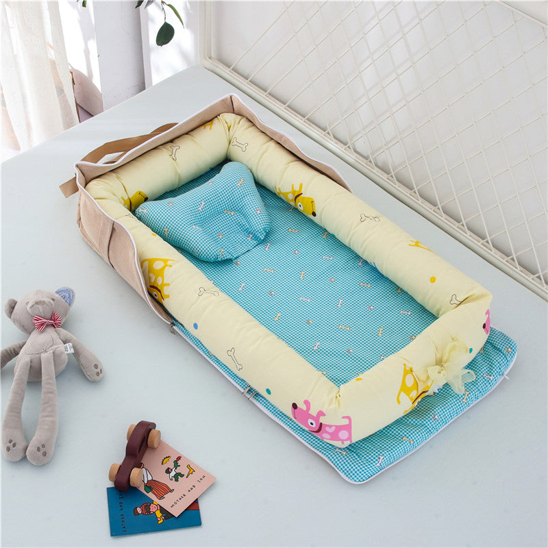 Cotton Portable Baby Crib Newborn Foldable