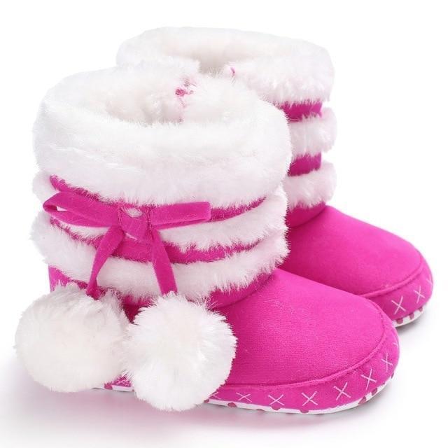 Pom Pom Winter Booties