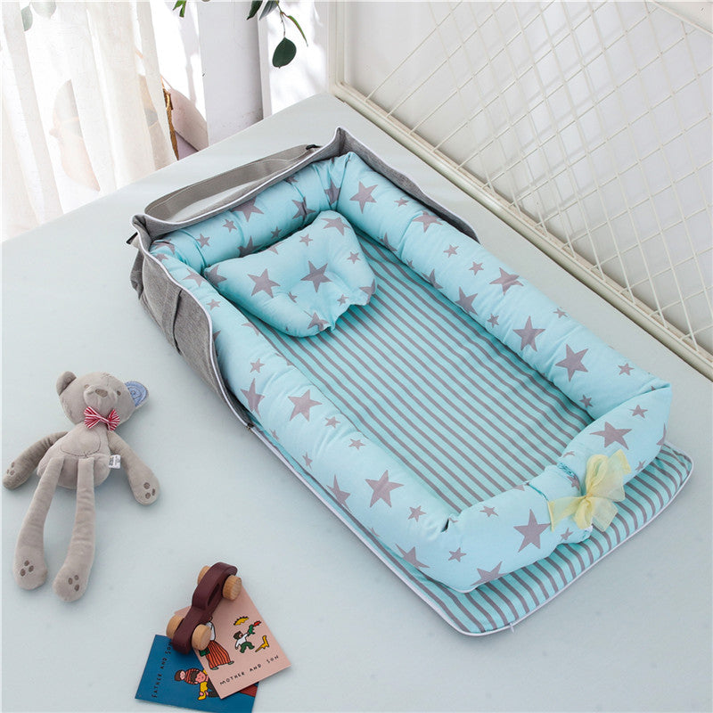 Cotton Portable Baby Crib Newborn Foldable