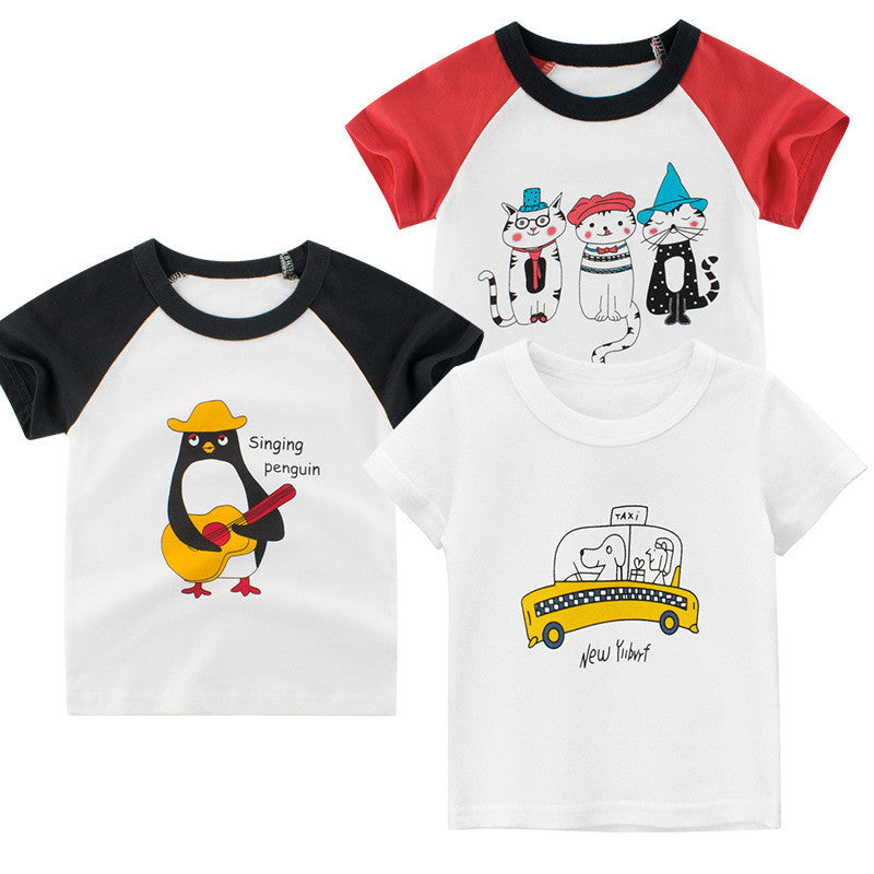 27home brand children's clothing summer new Korean version of children's short-sleeved T-shirt girls clothes a consignment ins