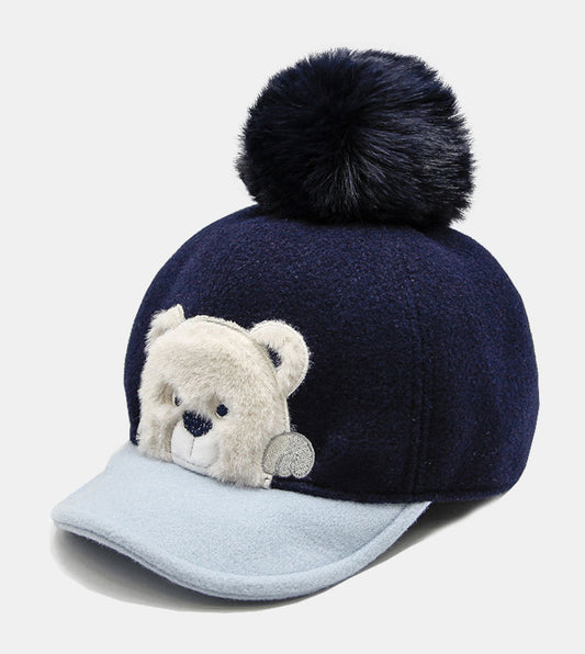 Baby Cartoon Autumn Winter Kid Cute Baby Cap