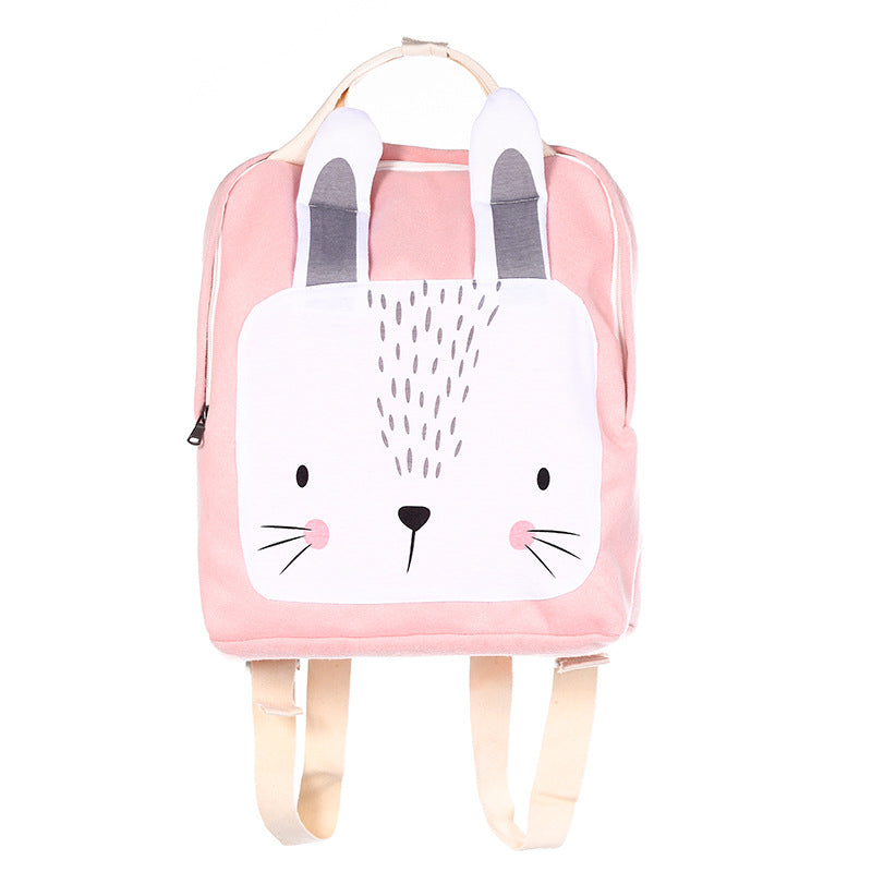 Cartoon Three-dimensional Animal Backpack Children's School Bag