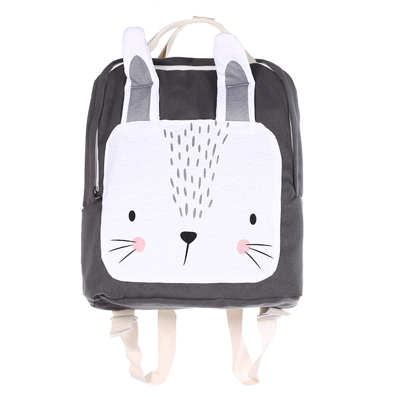 Cartoon Three-dimensional Animal Backpack Children's School Bag