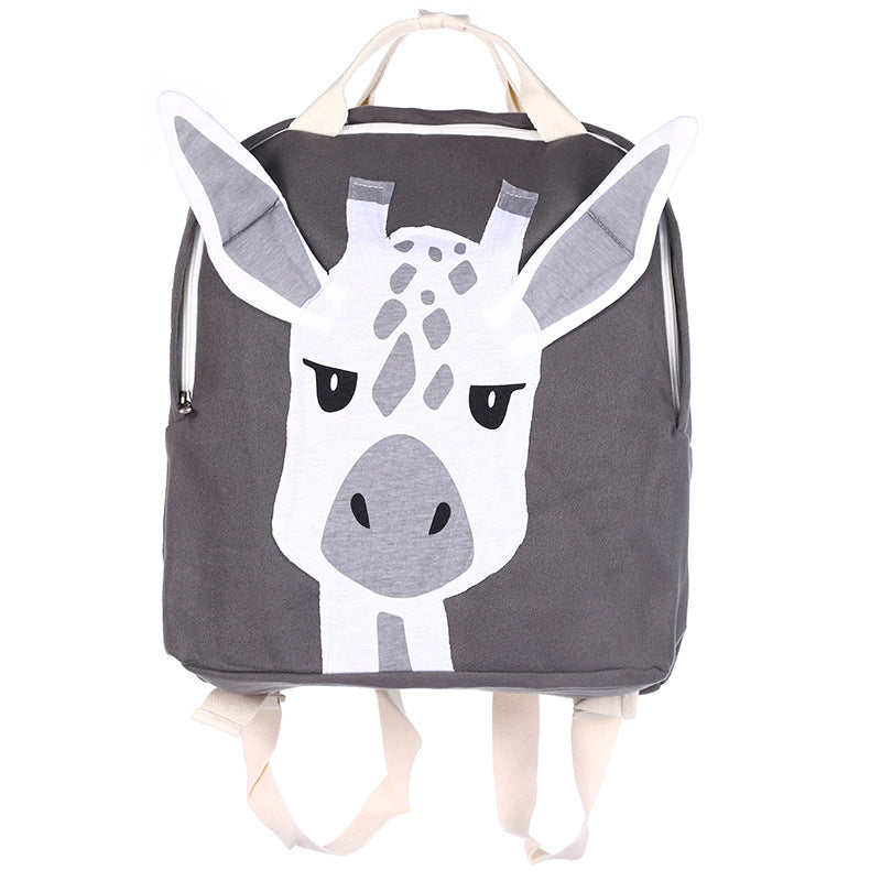 Cartoon Three-dimensional Animal Backpack Children's School Bag