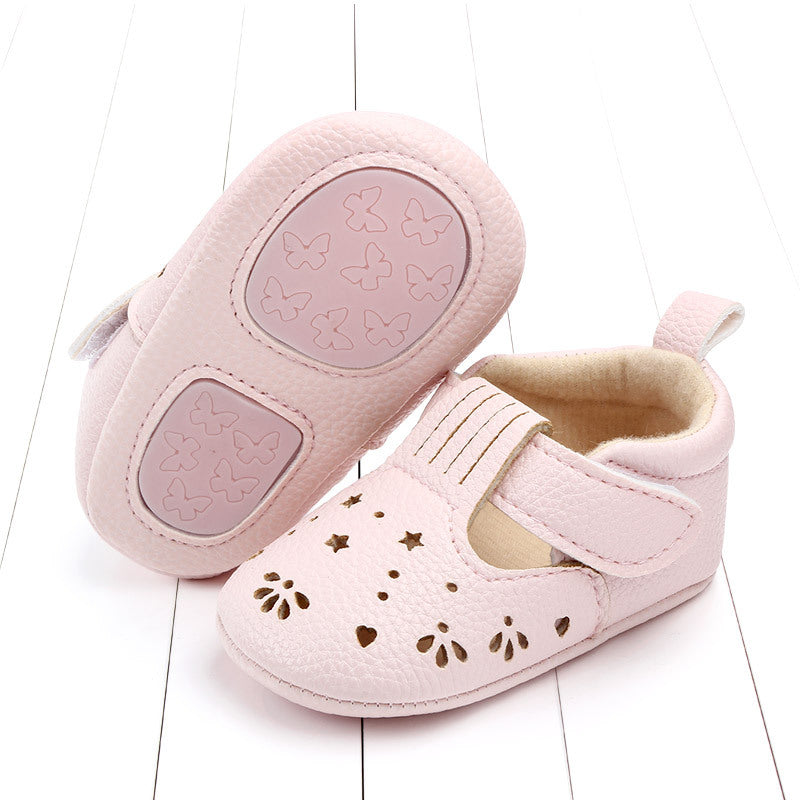 Semi Rubber Sole Non-slip Shoes Baby Toddler Shoes