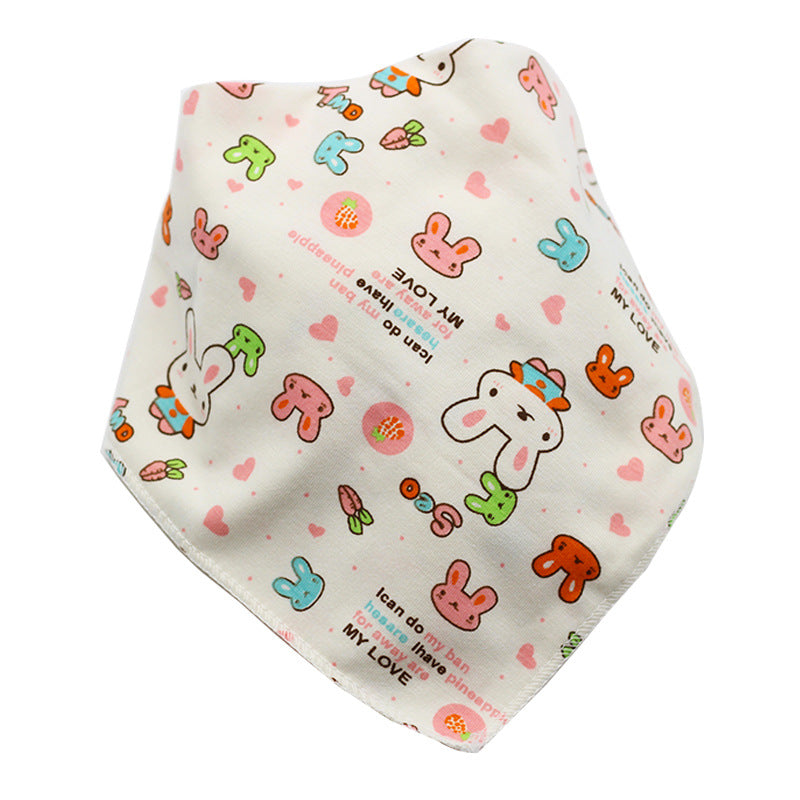 Baby Bibs Waterproof Triangle Cotton Cartoon Child Baberos Bandana Bibs Dribble Bibs Newborn Slabber Absorbent Cloth