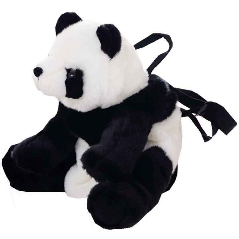 Plush panda backpack