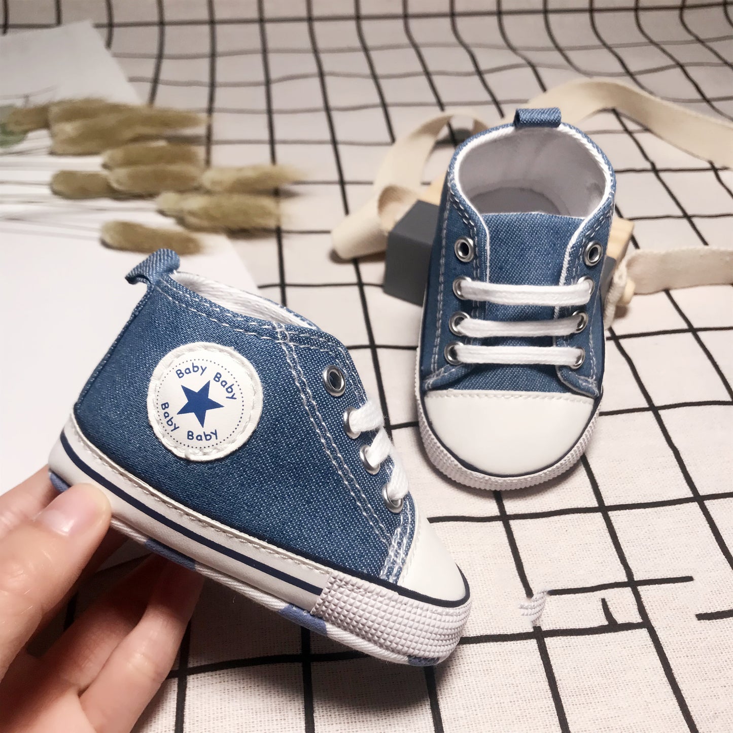 New Classic Casual Canvas Baby Shoes Newborn Sports Sneakers