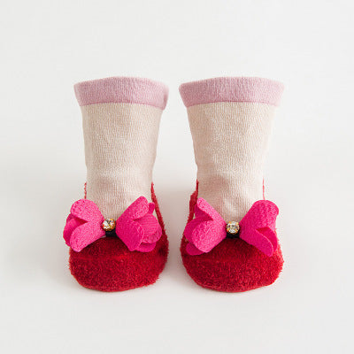 Stitching doll socks baby baby floor socks