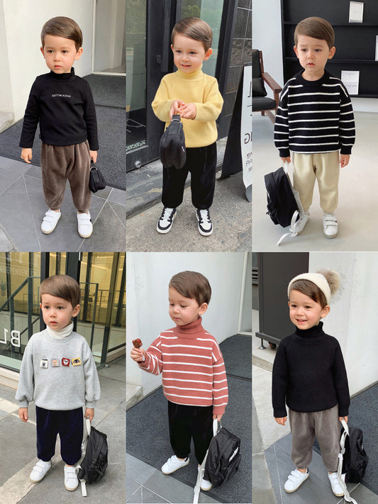 Boy plus velvet pants