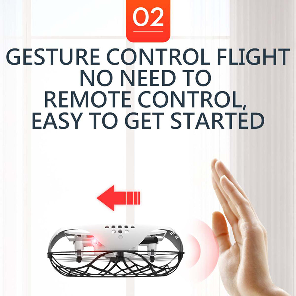 L101 UFO Interactive Drone Infrared Sensor Induction Quadcopter Intelligent Fly Hand Control Helicopter Children Magic Dron Toy