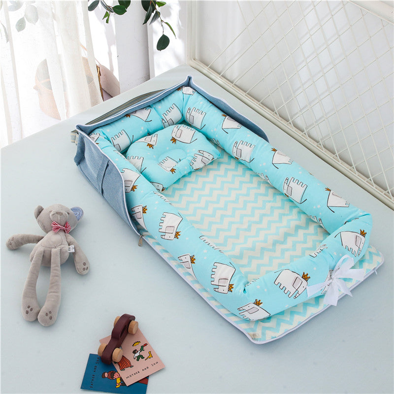 Cotton Portable Baby Crib Newborn Foldable