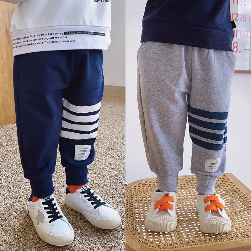 Boys' comfortable casual pants sports trousers