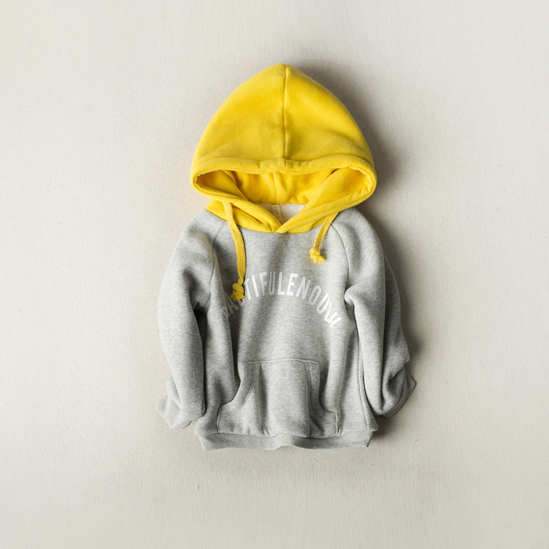 Boys thick hooded sweatshirt