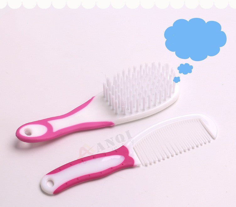 Baby Care Kit Massage Brush Comb 2 Sets Baby Bath Brush Comb