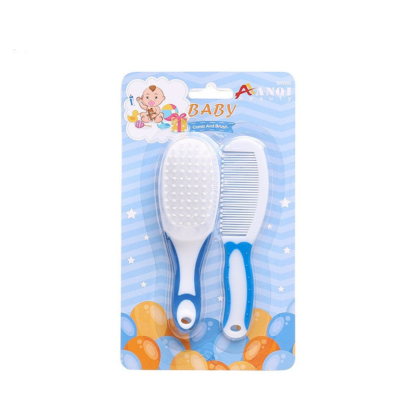 Baby Care Kit Massage Brush Comb 2 Sets Baby Bath Brush Comb