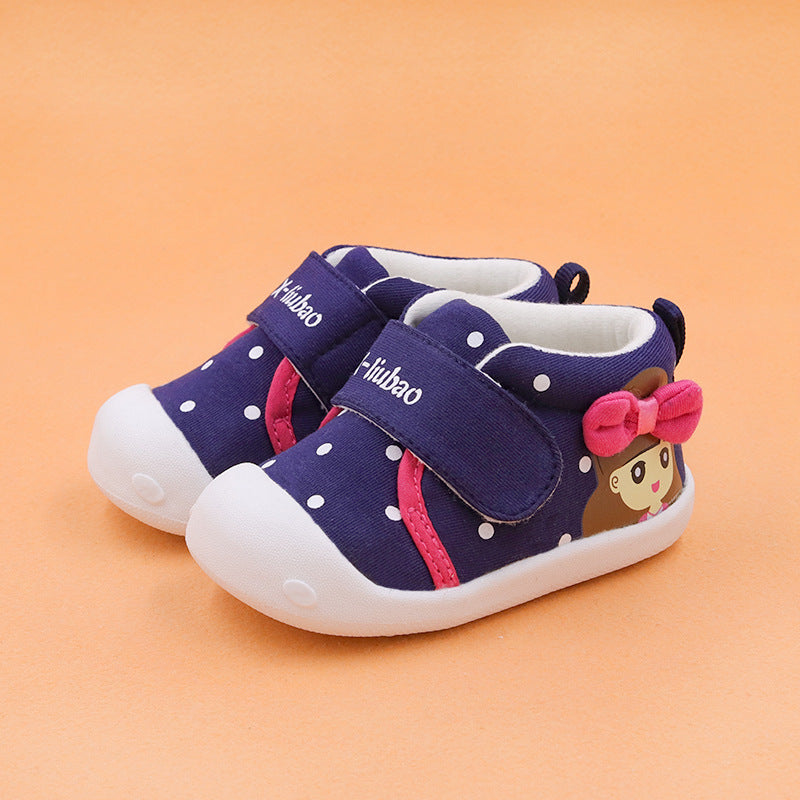 Soft-soled shoes for girls, babies and toddlers