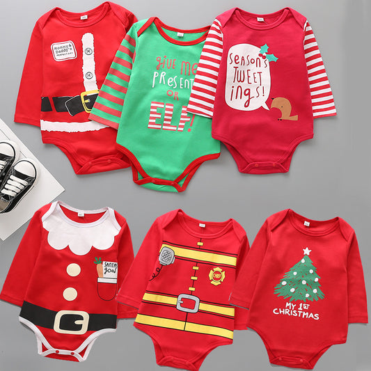 Baby Christmas Long Sleeve Jumpsuit