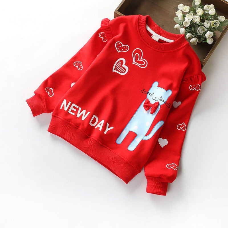 Children's Double Layer Plus Fleece Sweater