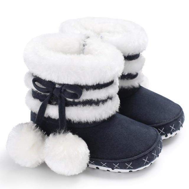 Pom Pom Winter Booties