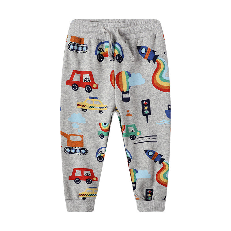 Children's Knitted Trousers Cartoon Sweater Trousers Autumn